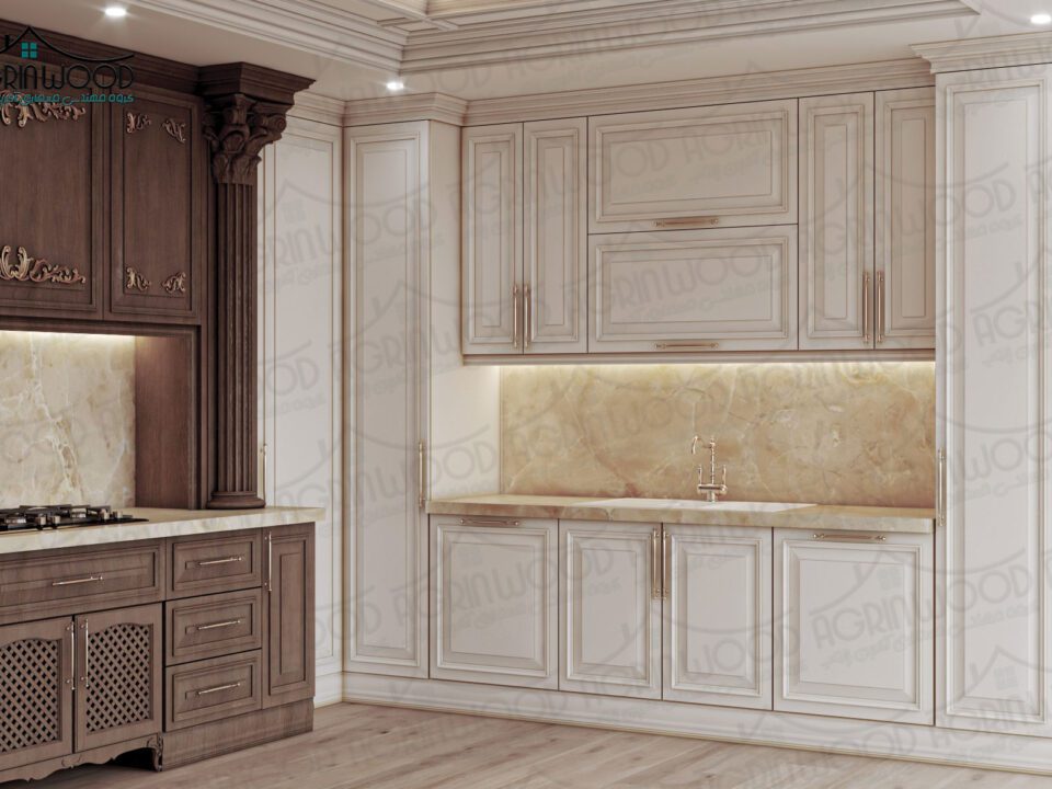 بهترین مدل کابینت آشپزخانه کلاسیک
