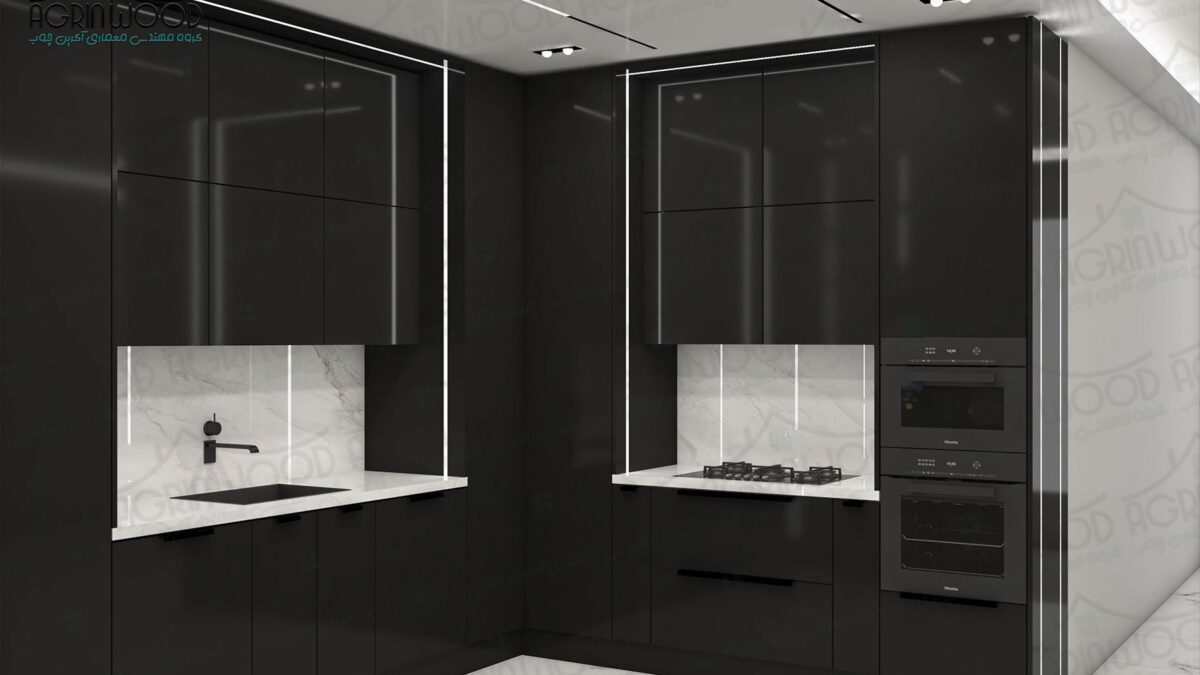 بهترین مدل کابینت آشپزخانه های گلاس