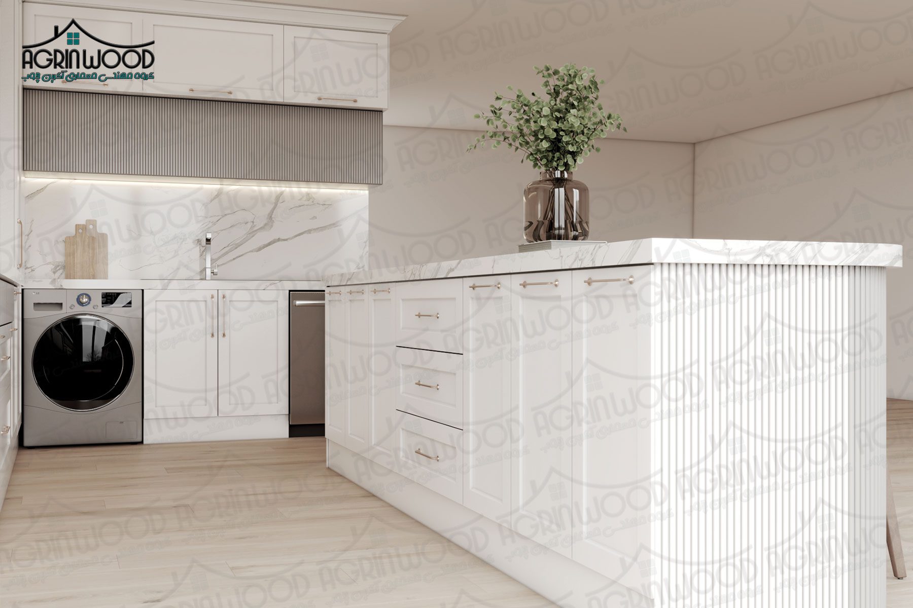 بهترین مدل کابینت آشپزخانه نئوکلاسیک