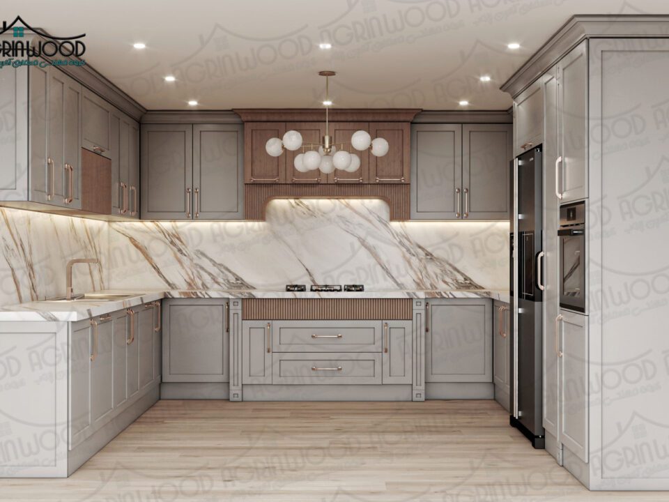انواع مدل کابینت ترکیبی