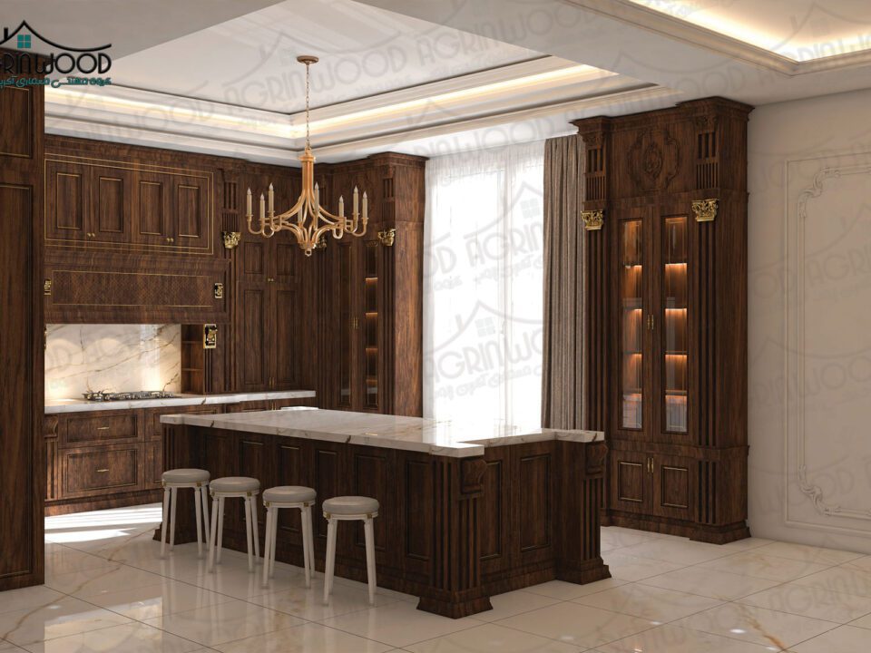 عکس کابینت چوب