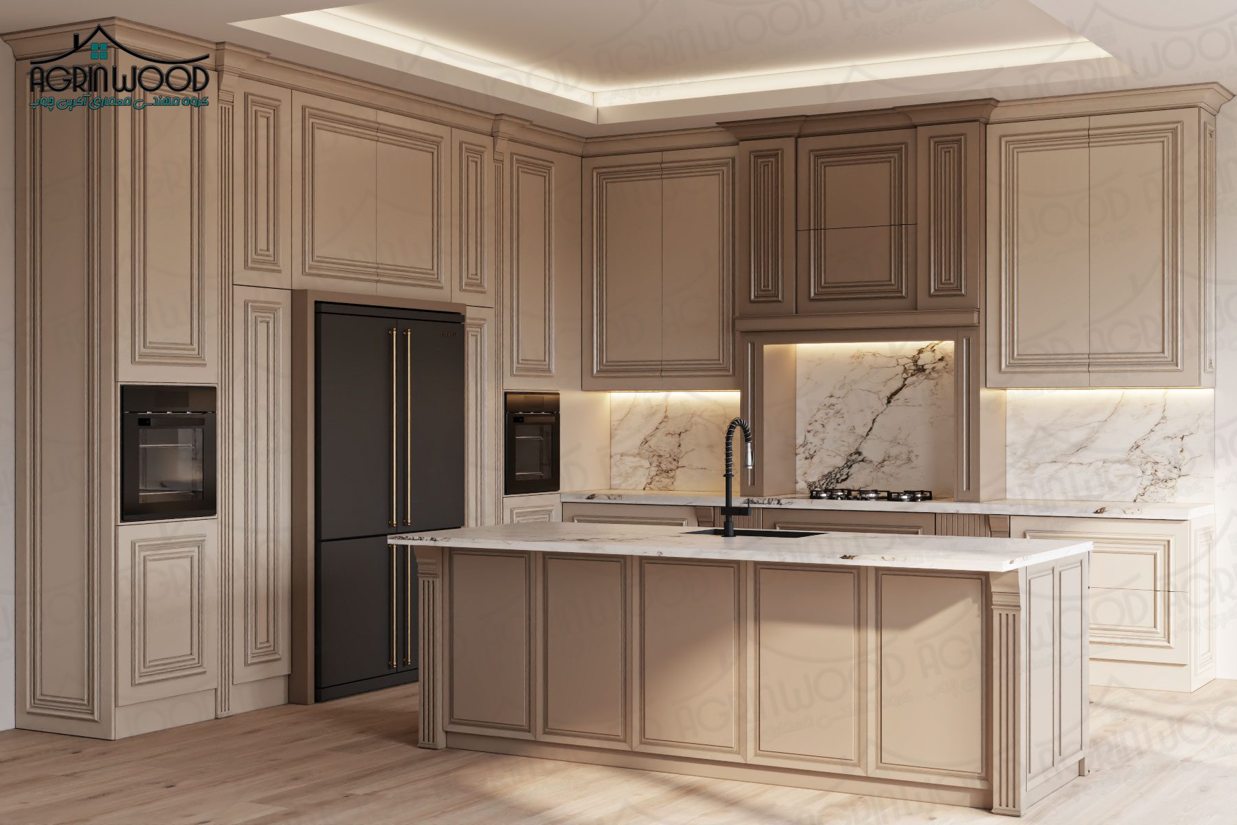 سبک نئوکلاسیک کابینت جدید