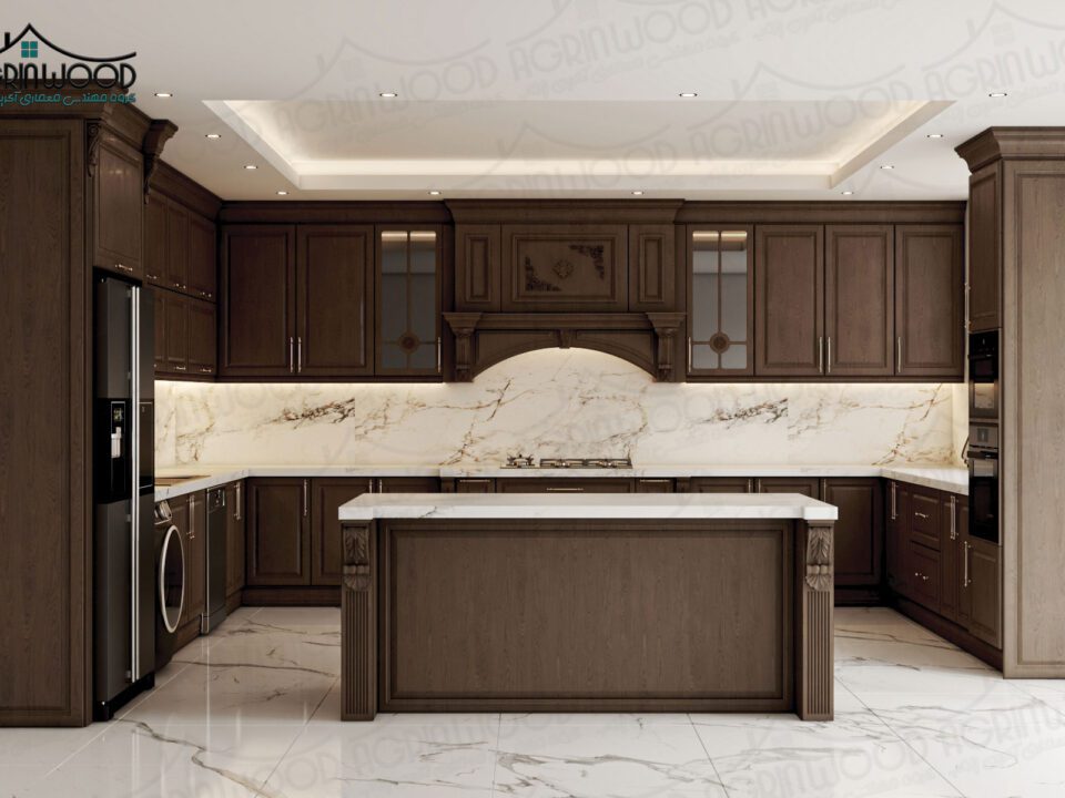 سبک جدید کابینت چوب