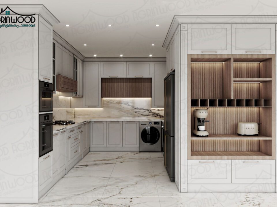 سبک نئوکلاسیک کابینت سفید