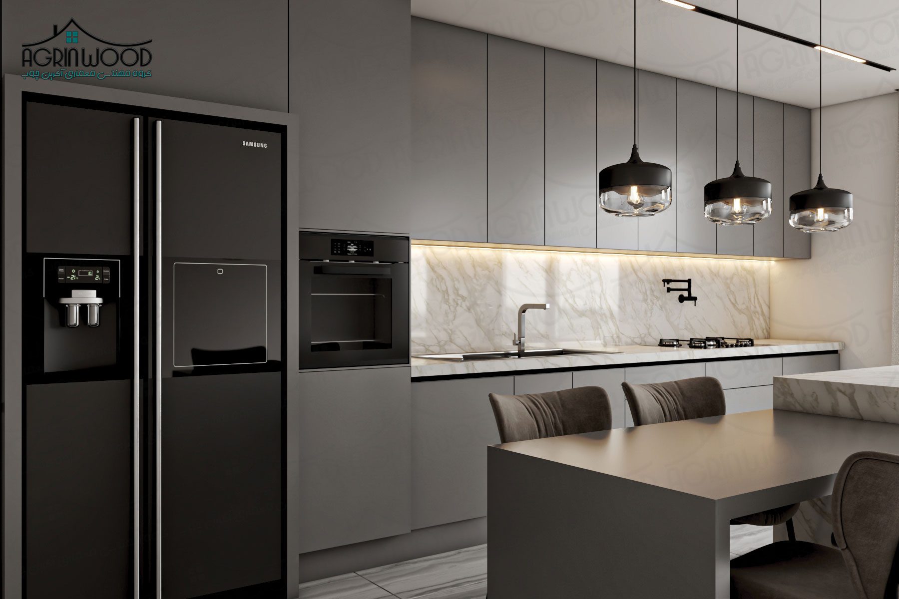 کابینت ام دی اف شیک مدرن