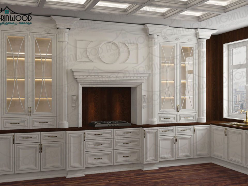 کابینت کلاسیک ممبران سفید