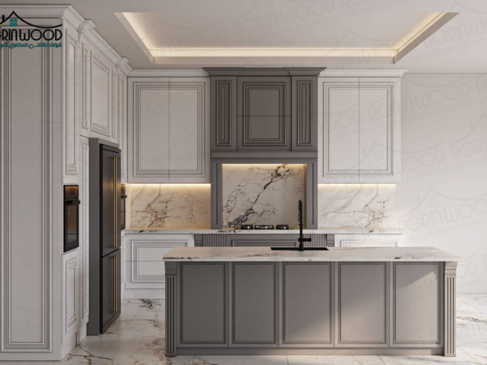 کابینت شیک دورنگ