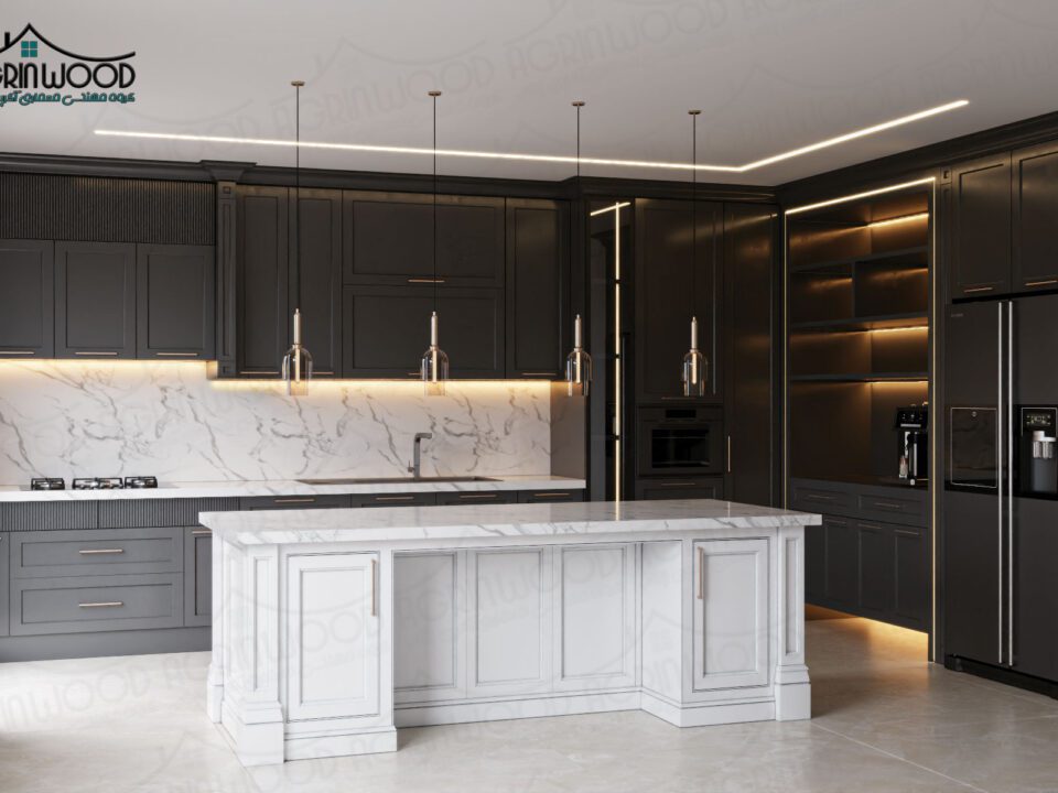 کابینت شیک نئوکلاسیک