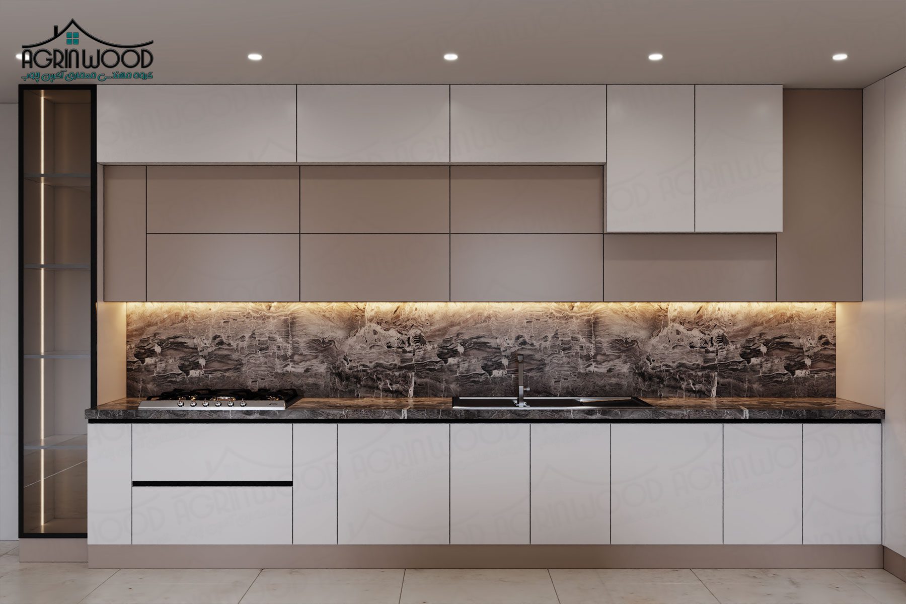 ام دی اف سفید کرم