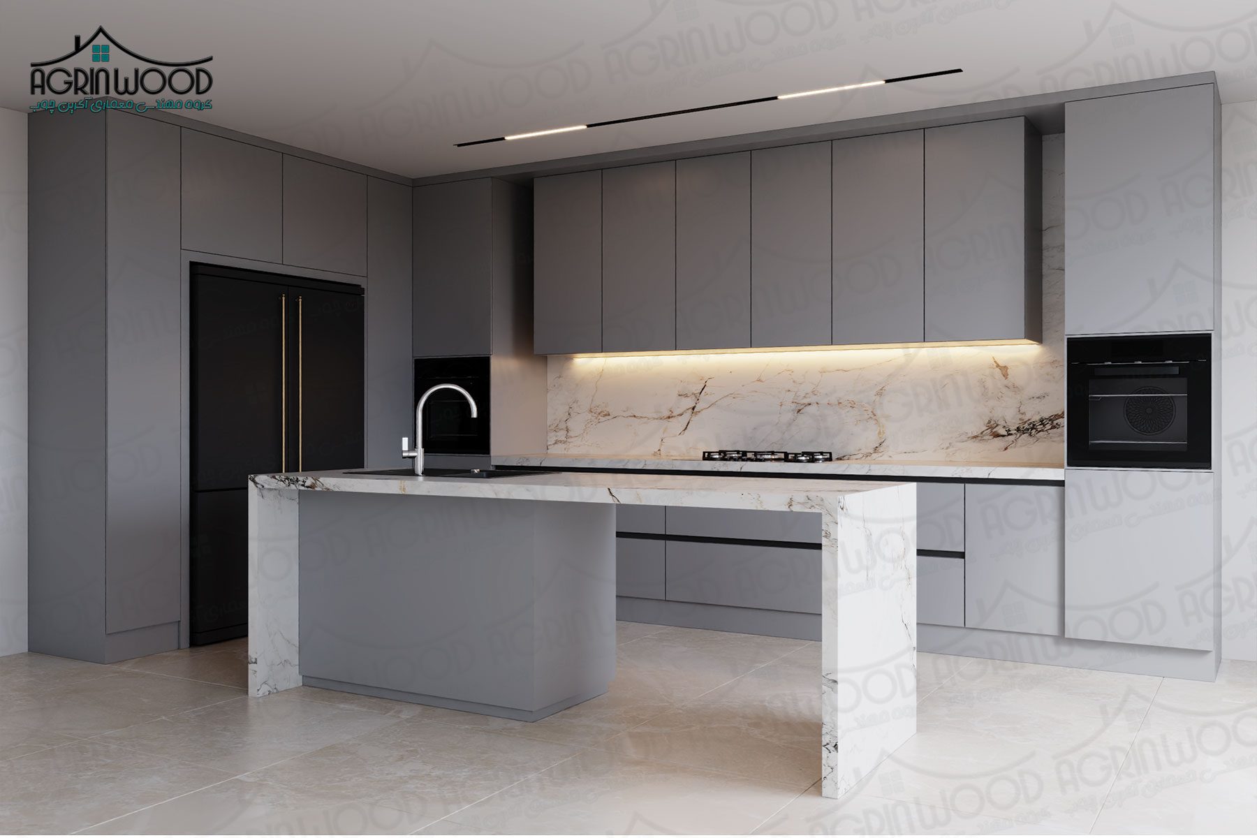 کابینت ام دی اف طوسی