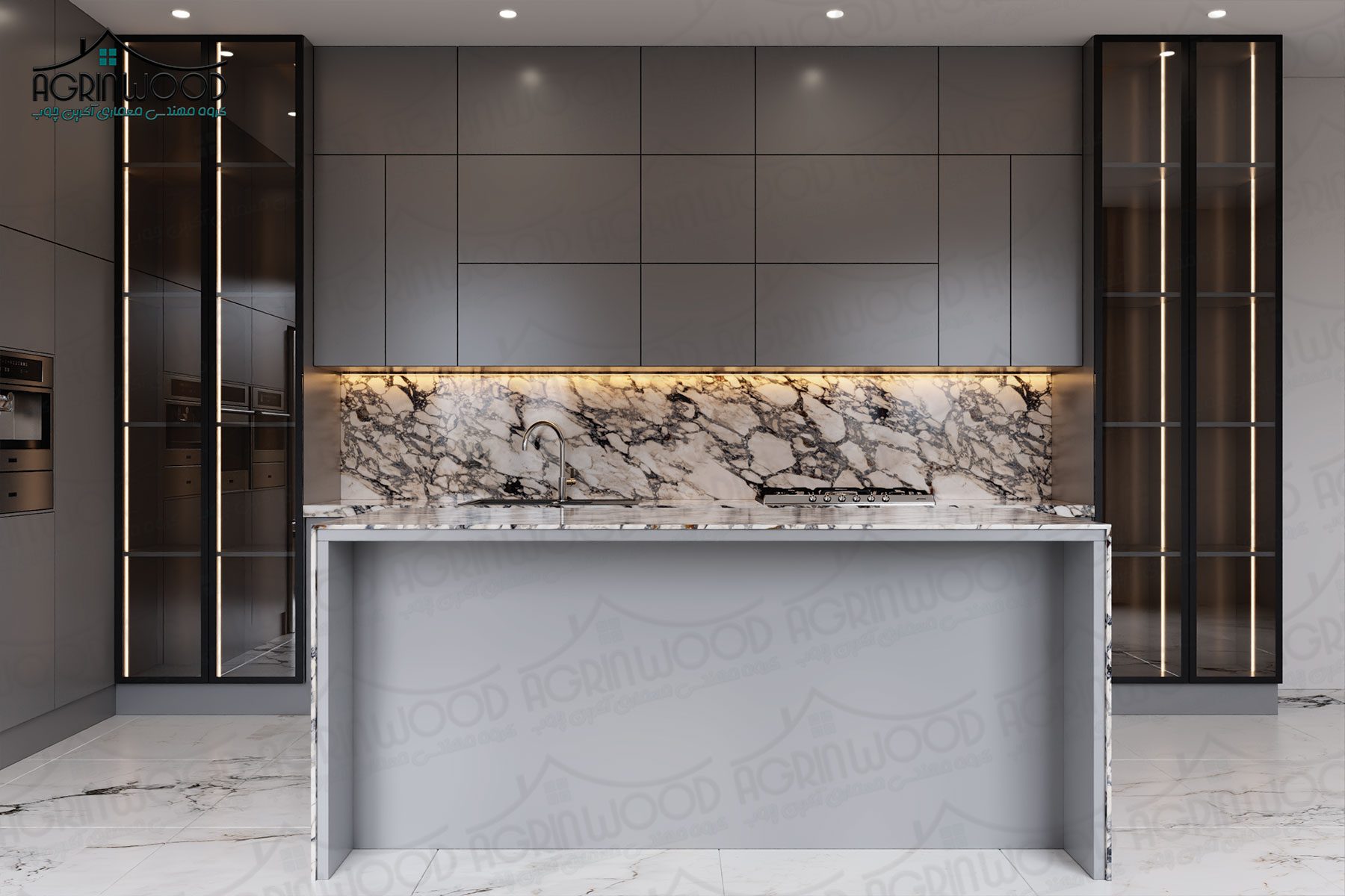 طرح کابینت مدرن طوسی