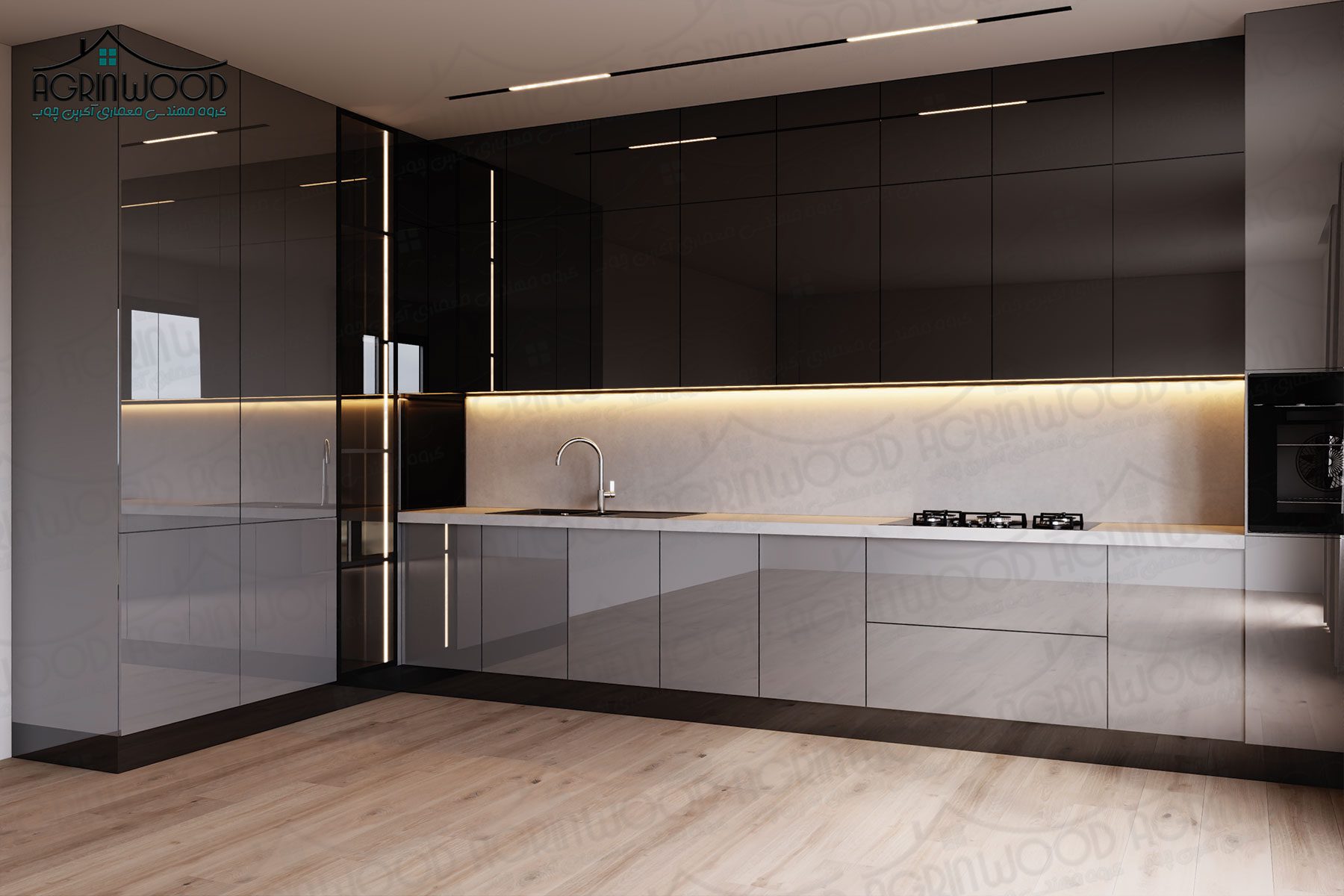 طرح کابینت مدرن طوسی