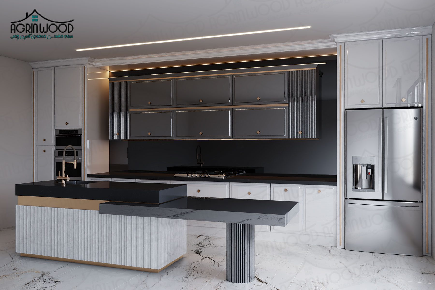 طرح کابینت جدید انزو