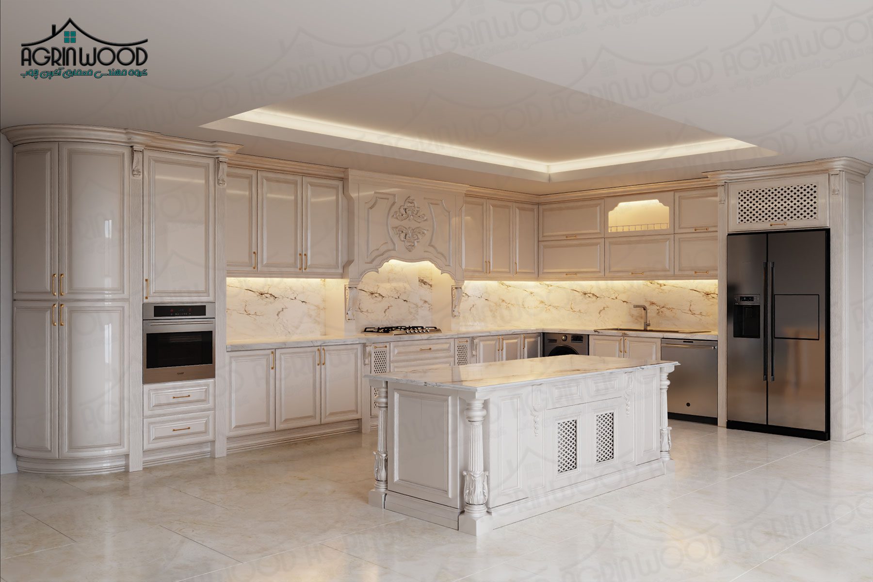 بهترین مدل کابینت کلاسیک