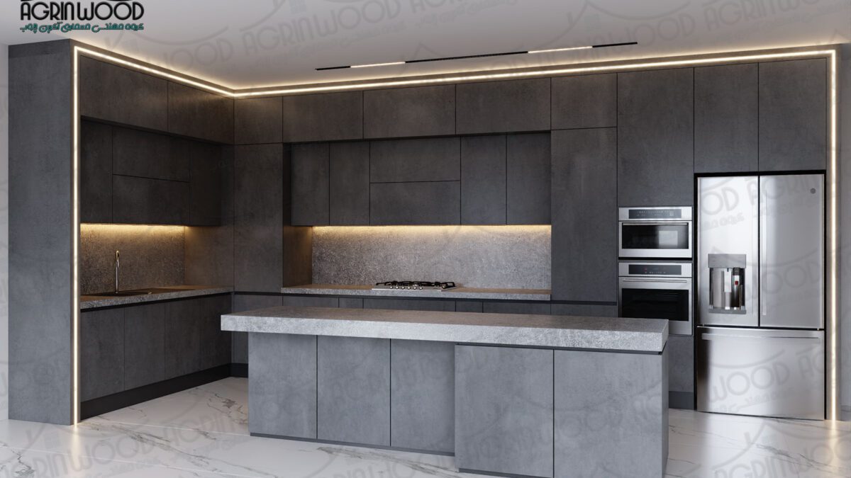 طرح کابینت مینیمال طوسی