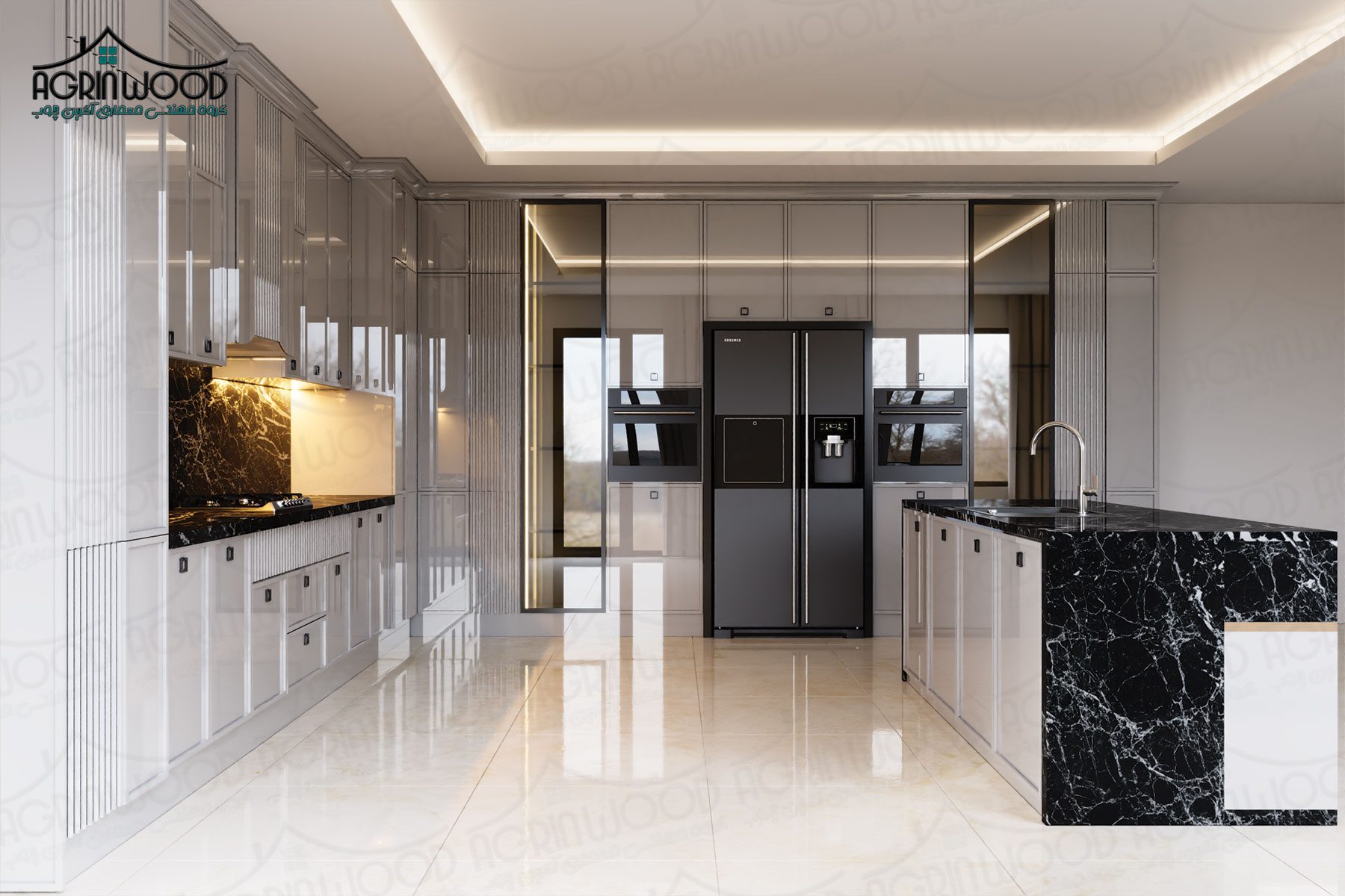 مدل جزیره کابینت