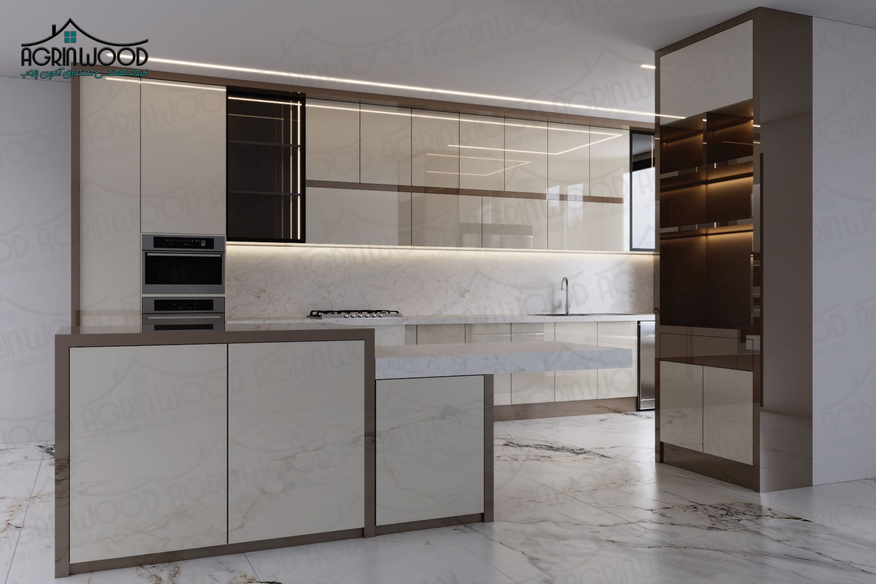 مدل جزیره کابینت