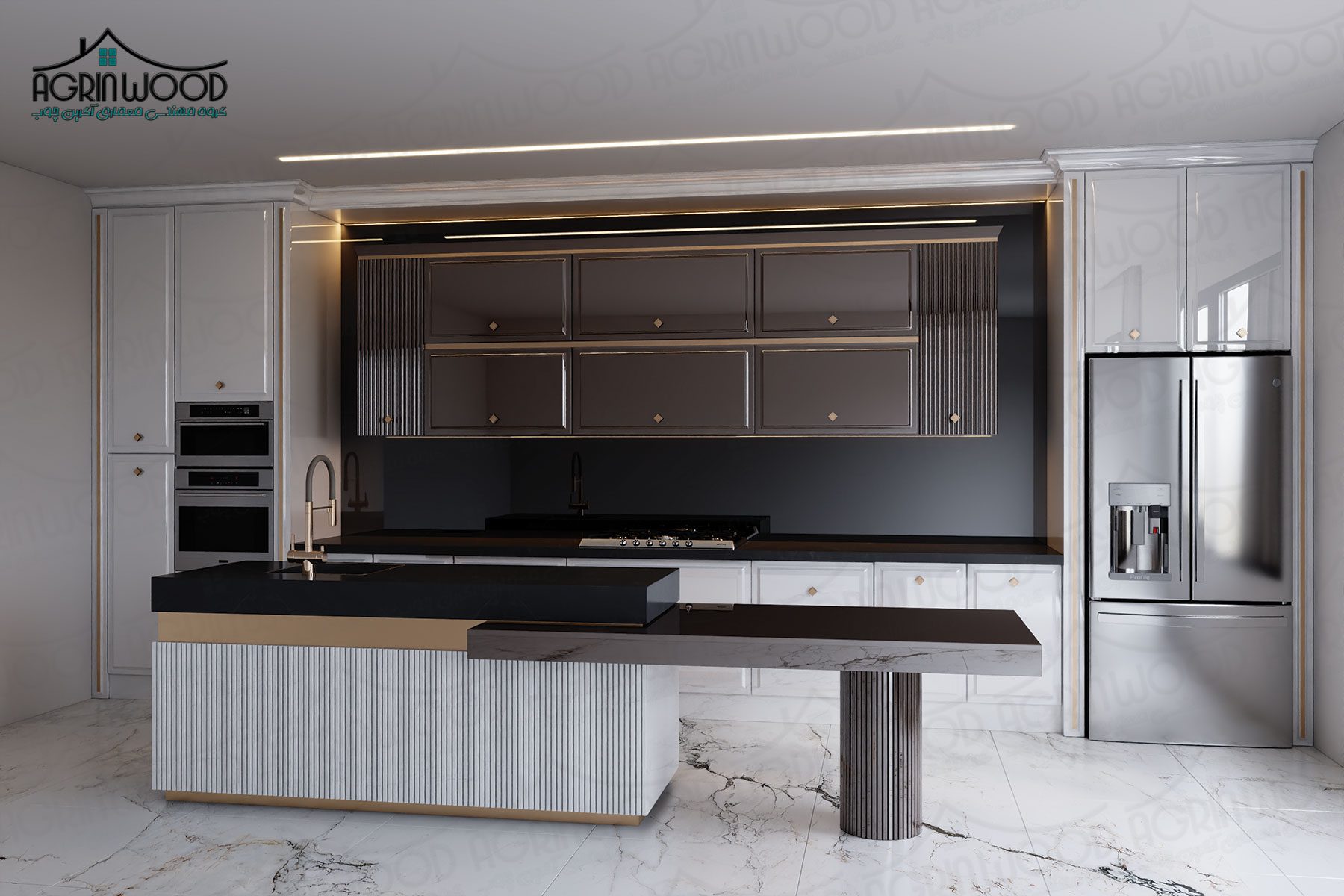 کابینت انزو ساده و شیک