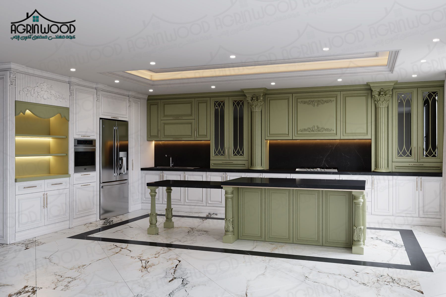 مدل کابینت کلاسیک ساده مدل کابینت کلاسیک ساده