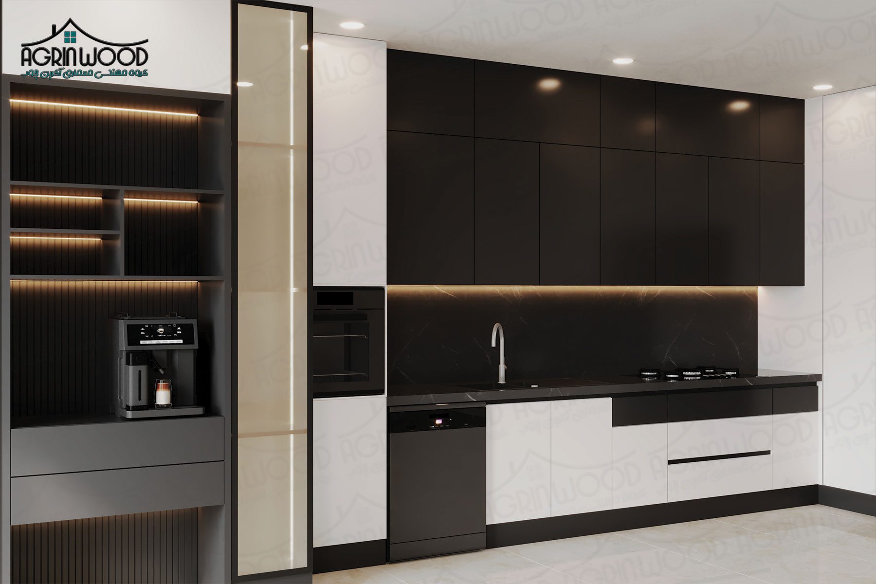 کافی بار کابینت مدرن