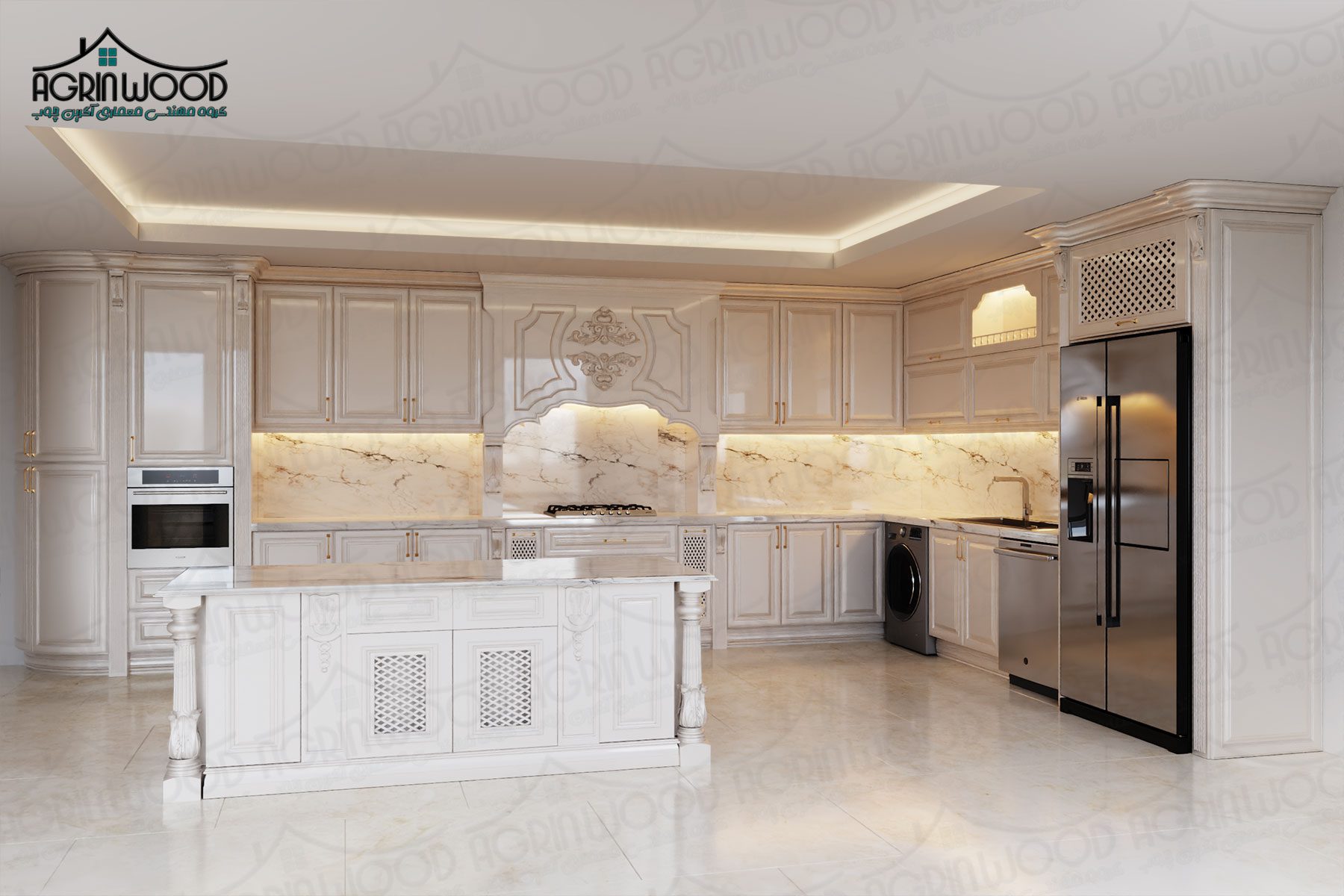 طرح کابینت ممبران کرم