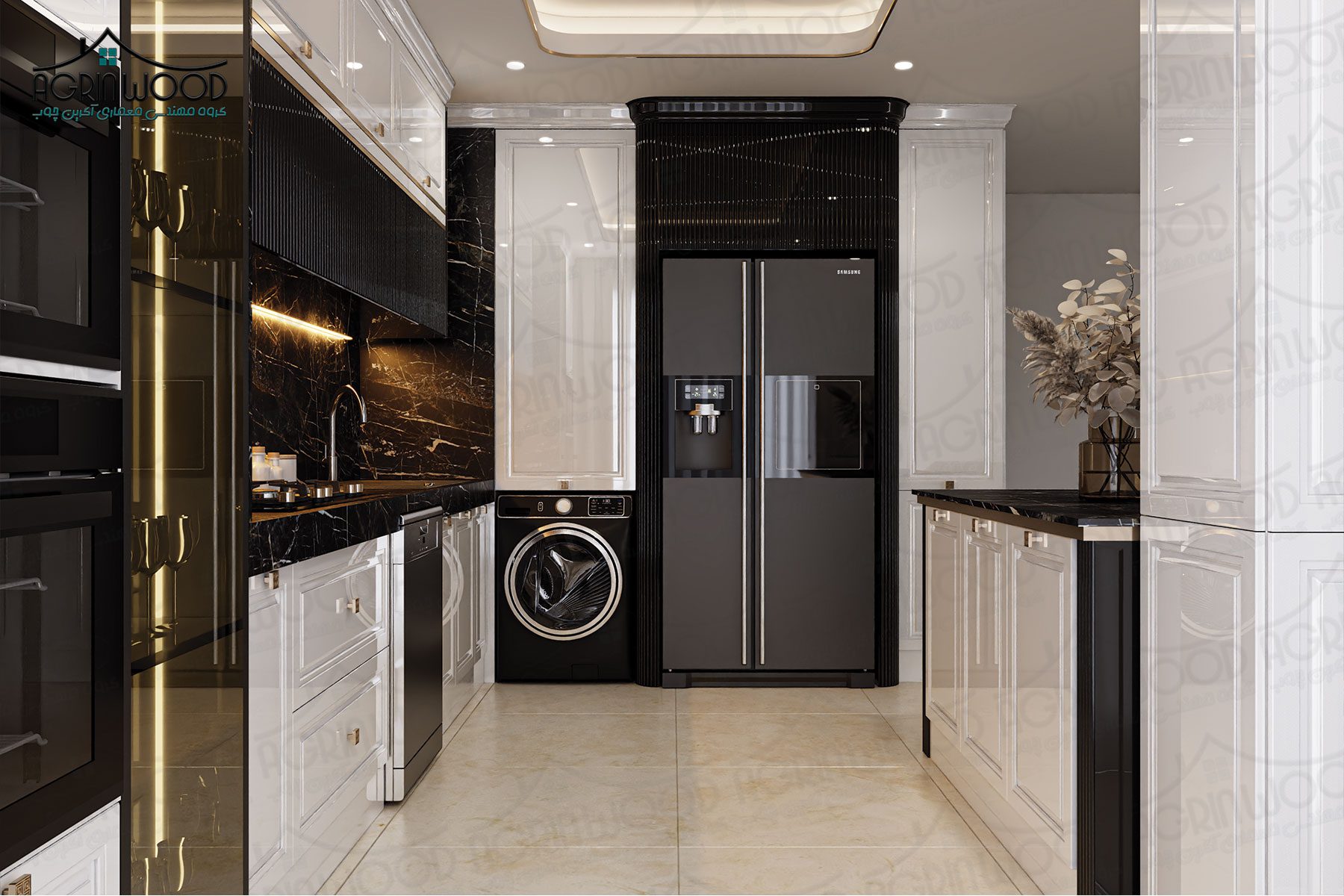 کابینت پلی اورتان براق