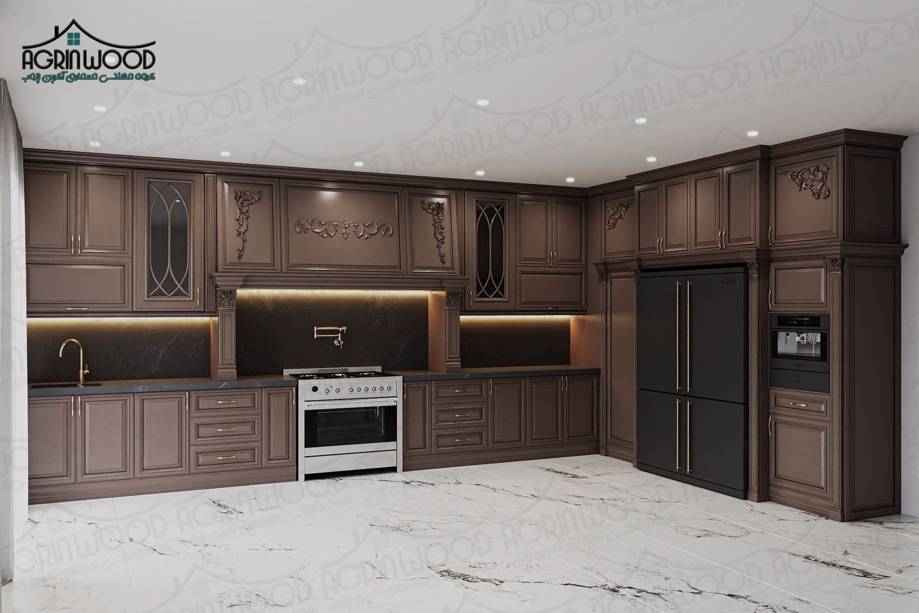 طرح کابینت کلاسیک ممبران