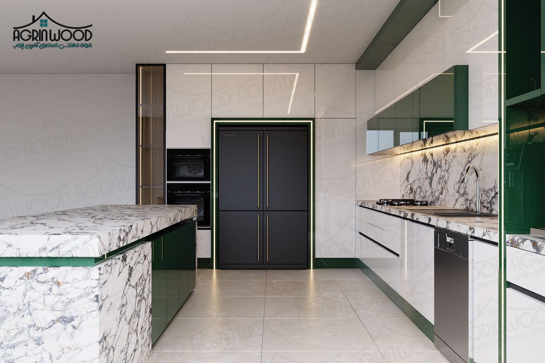 بهترین ترکیب رنگ کابینت مدرن بهترین ترکیب رنگ کابینت مدرن