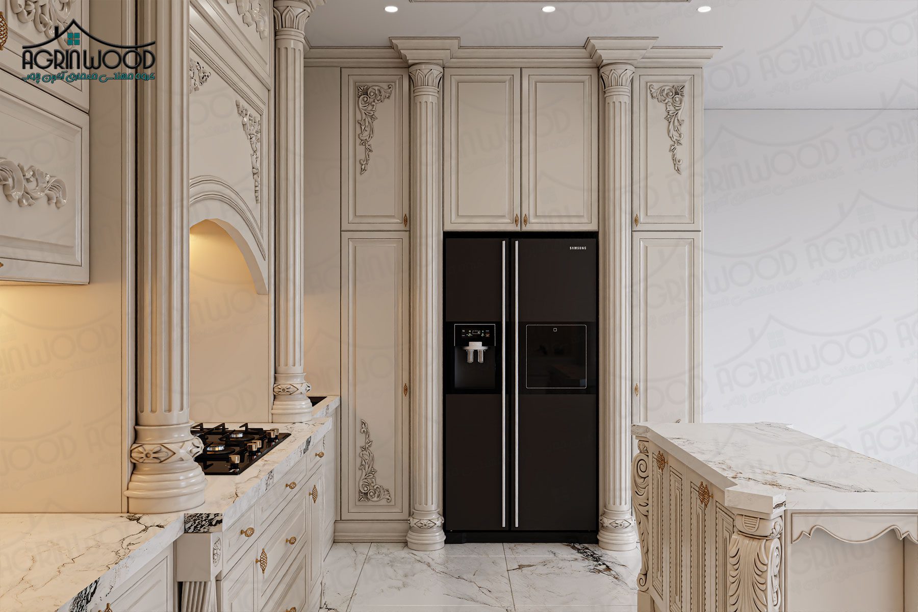 طرح کابینت ممبران کرم