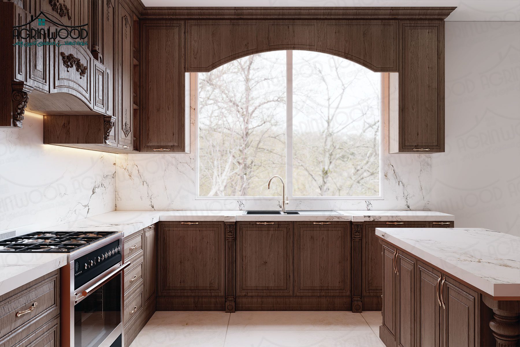 کابینت وکیوم کلاسیک ساده کابینت وکیوم کلاسیک ساده