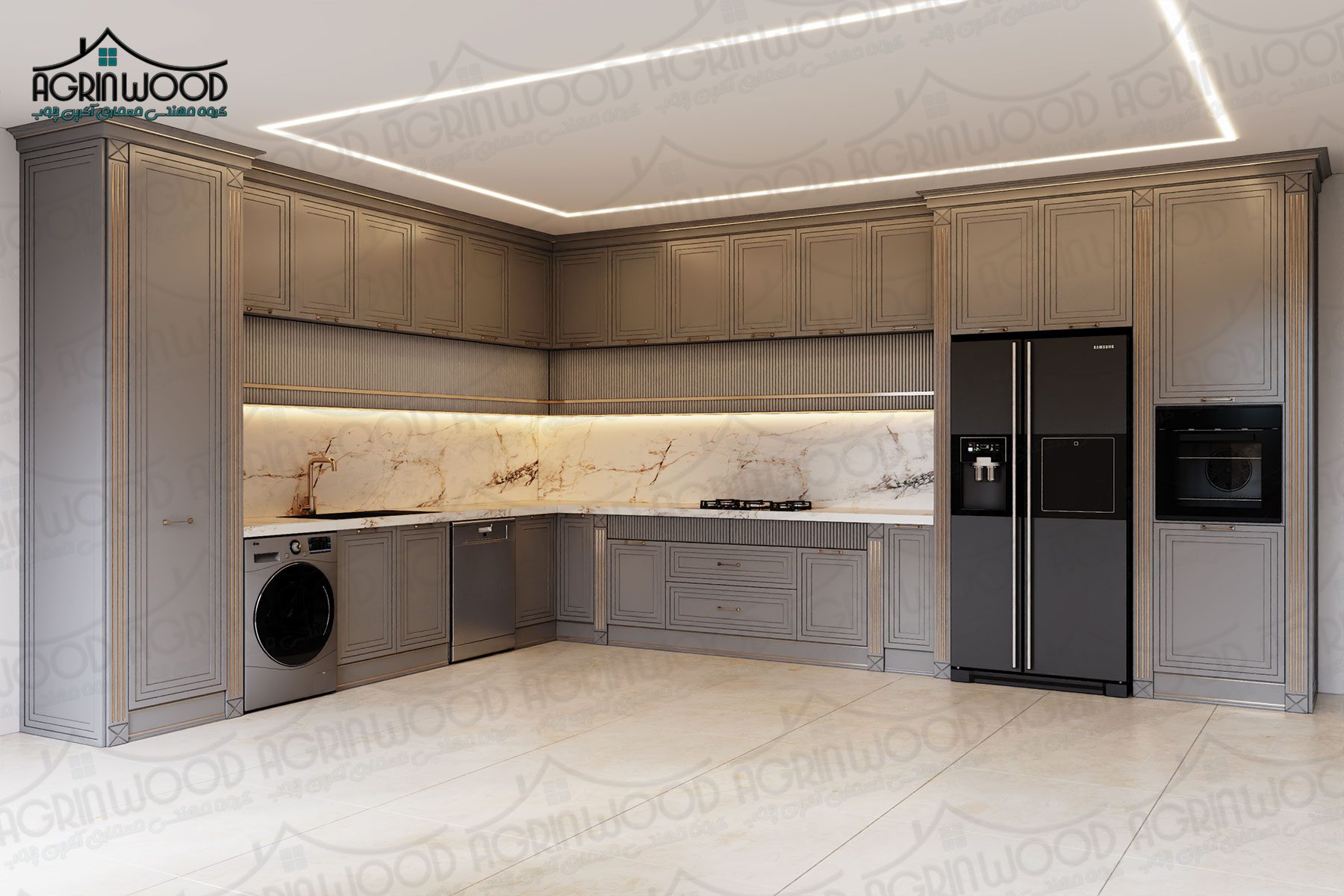 کابینت نئوکلاسیک وکیوم