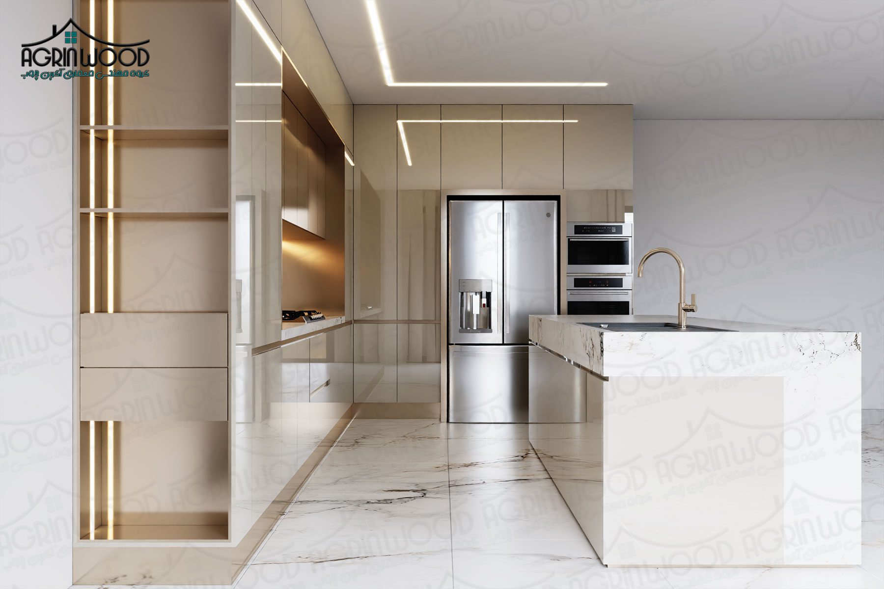 بهترین رنگ کابینت مینیمال