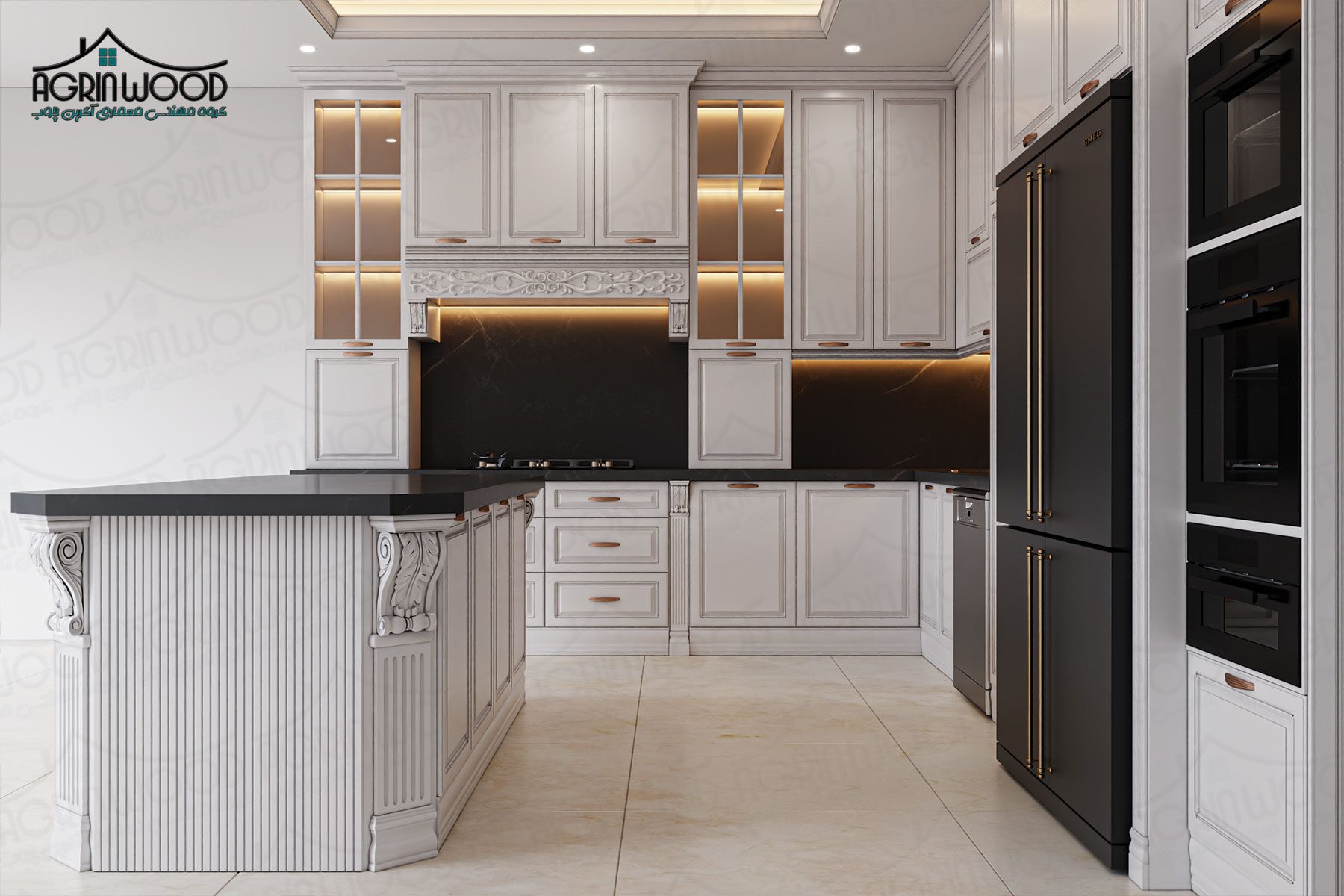 مدل کابینت کلاسیک ساده مدل کابینت کلاسیک ساده