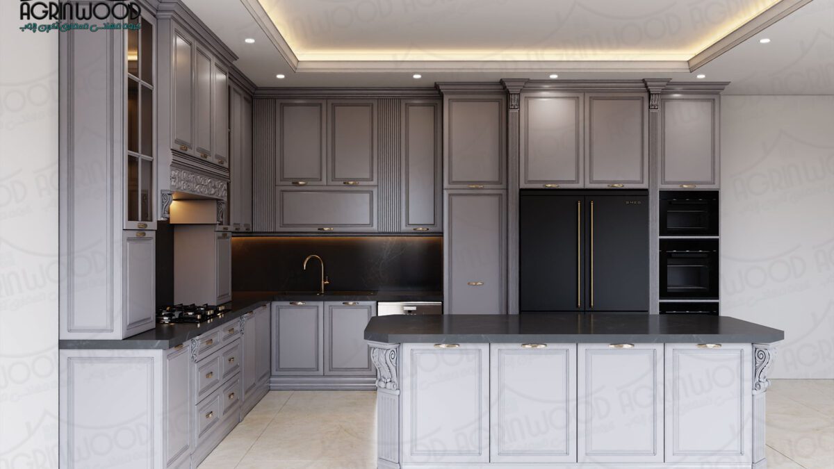 مدل کابینت کلاسیک ساده