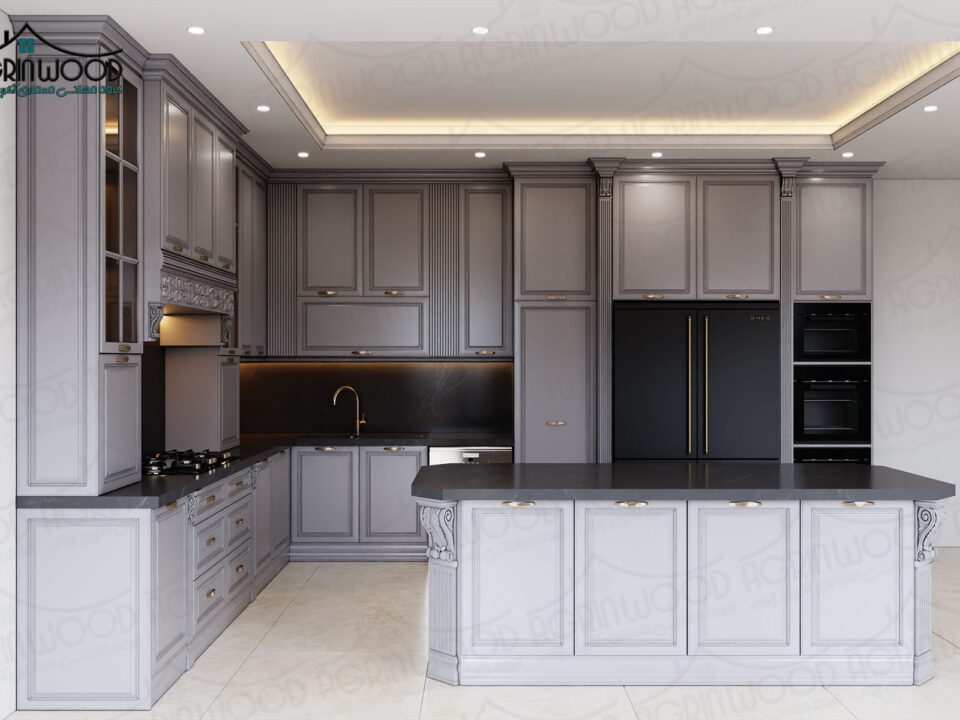 مدل کابینت کلاسیک ساده