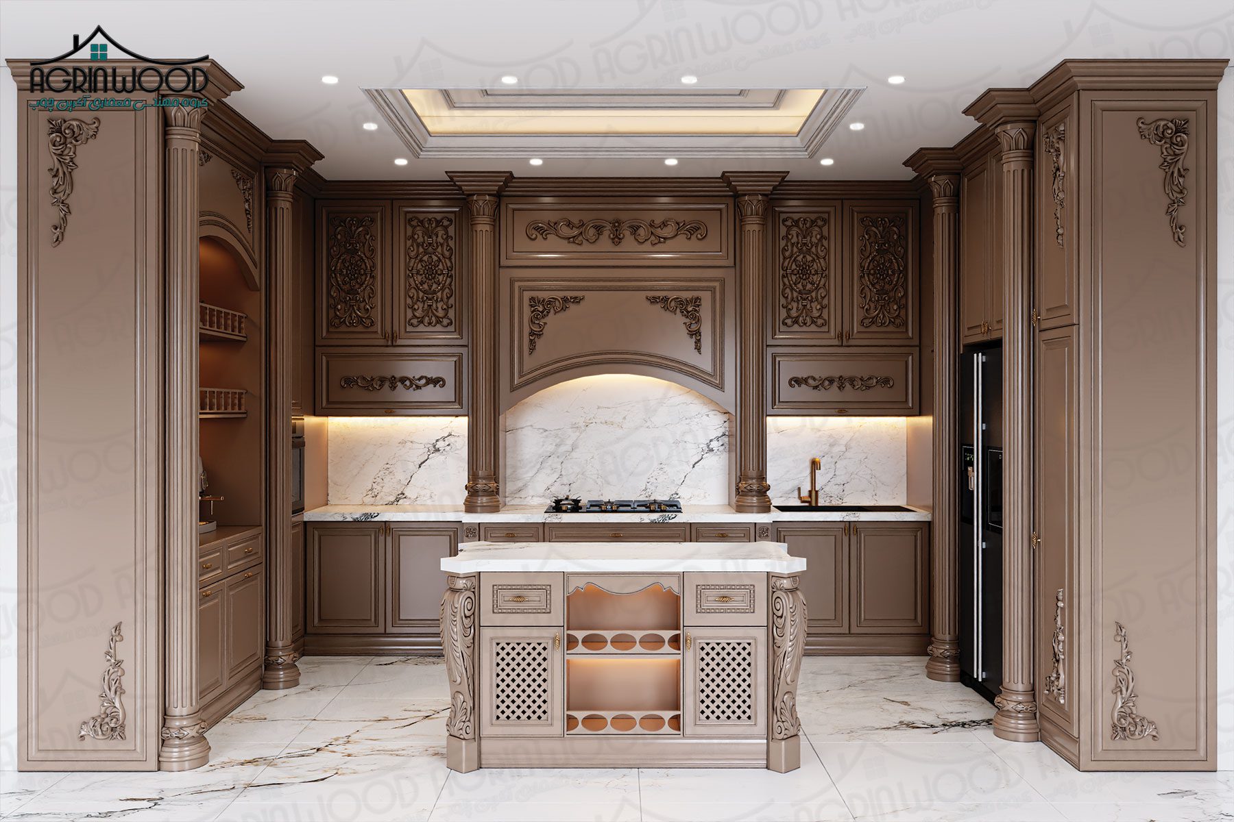 تفاوت کابینت نئوکلاسیک و ممبران
