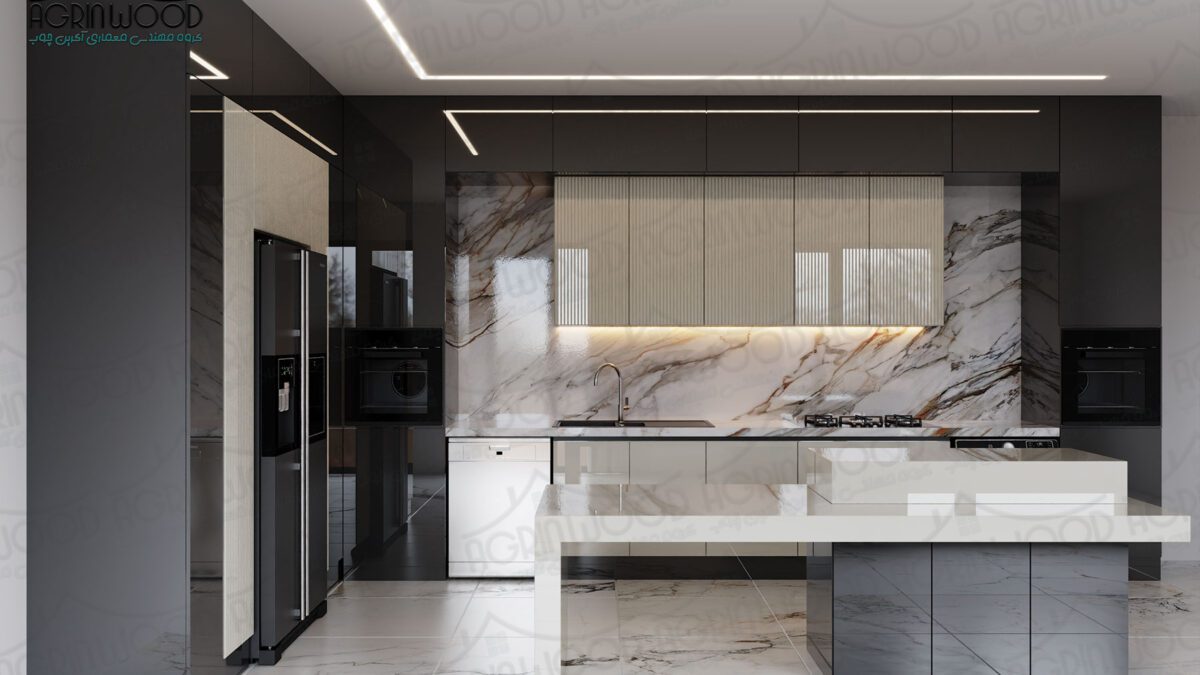 کابینت های گلاس بهتره یا ام دی اف