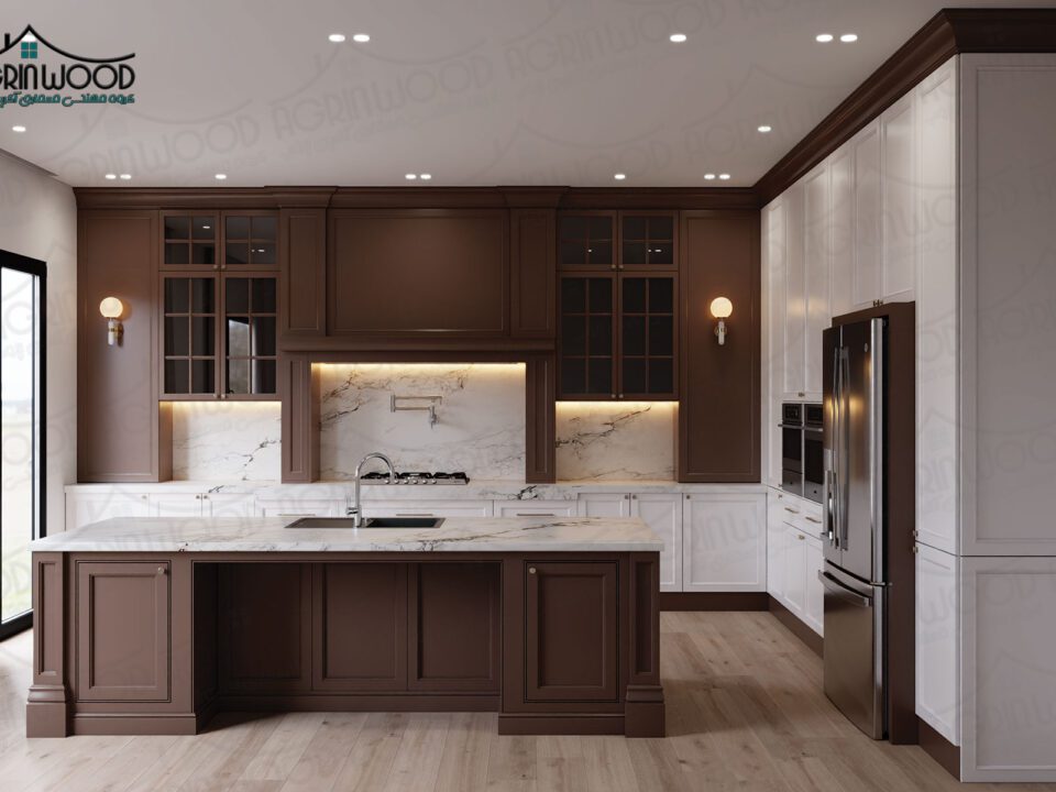 جدیدترین طرح‌ کابینت نئوکلاسیک
