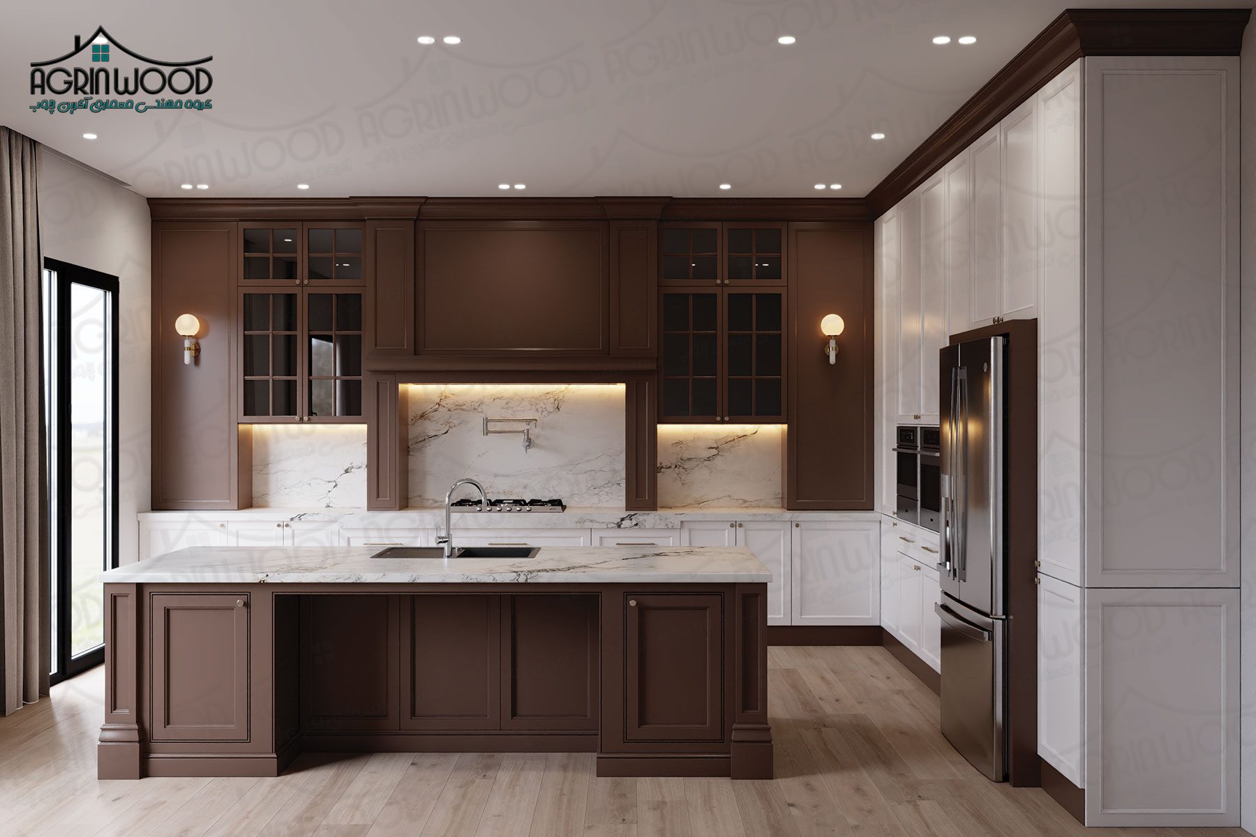 جدیدترین طرح کابینت نئوکلاسیک