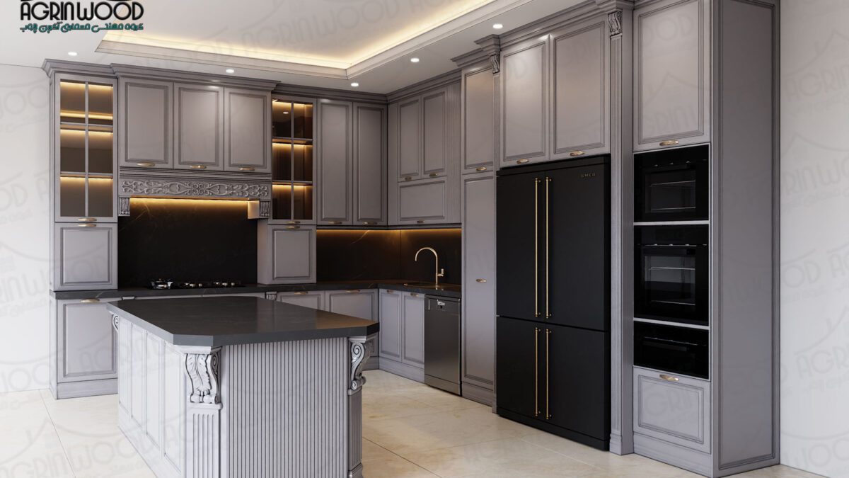 کابینت وکیوم کلاسیک ساده