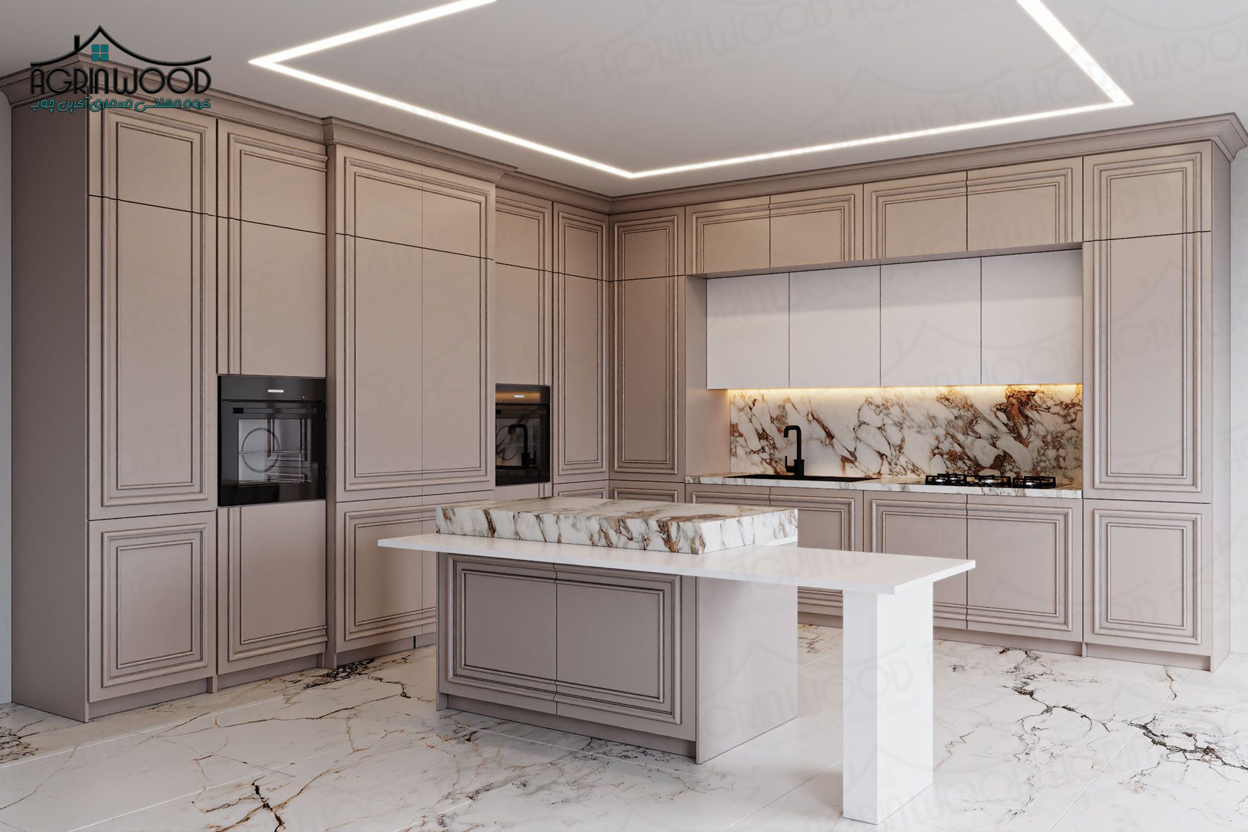 کابینت نئوکلاسیک وکیوم