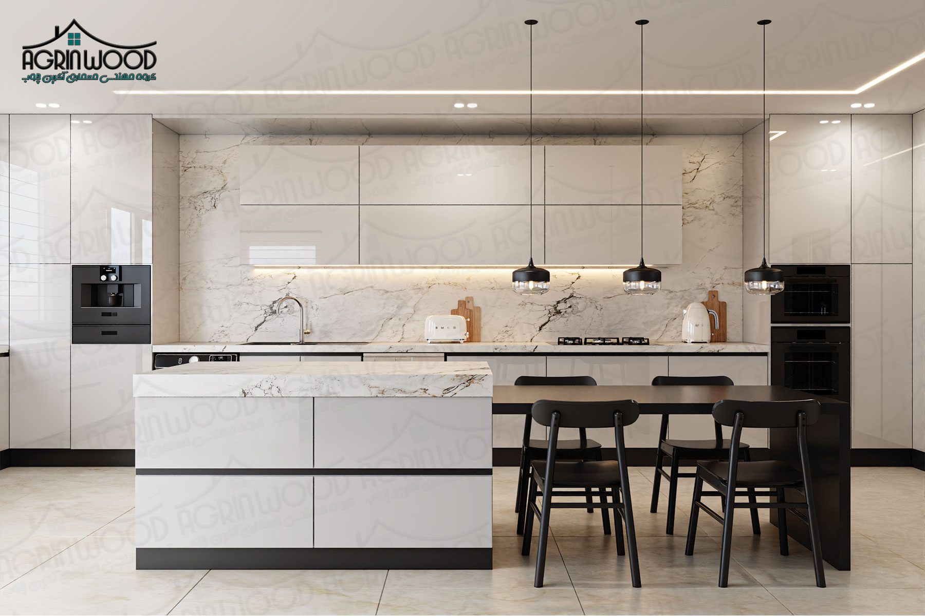 جدیدترین طرح کابینت مینیمال