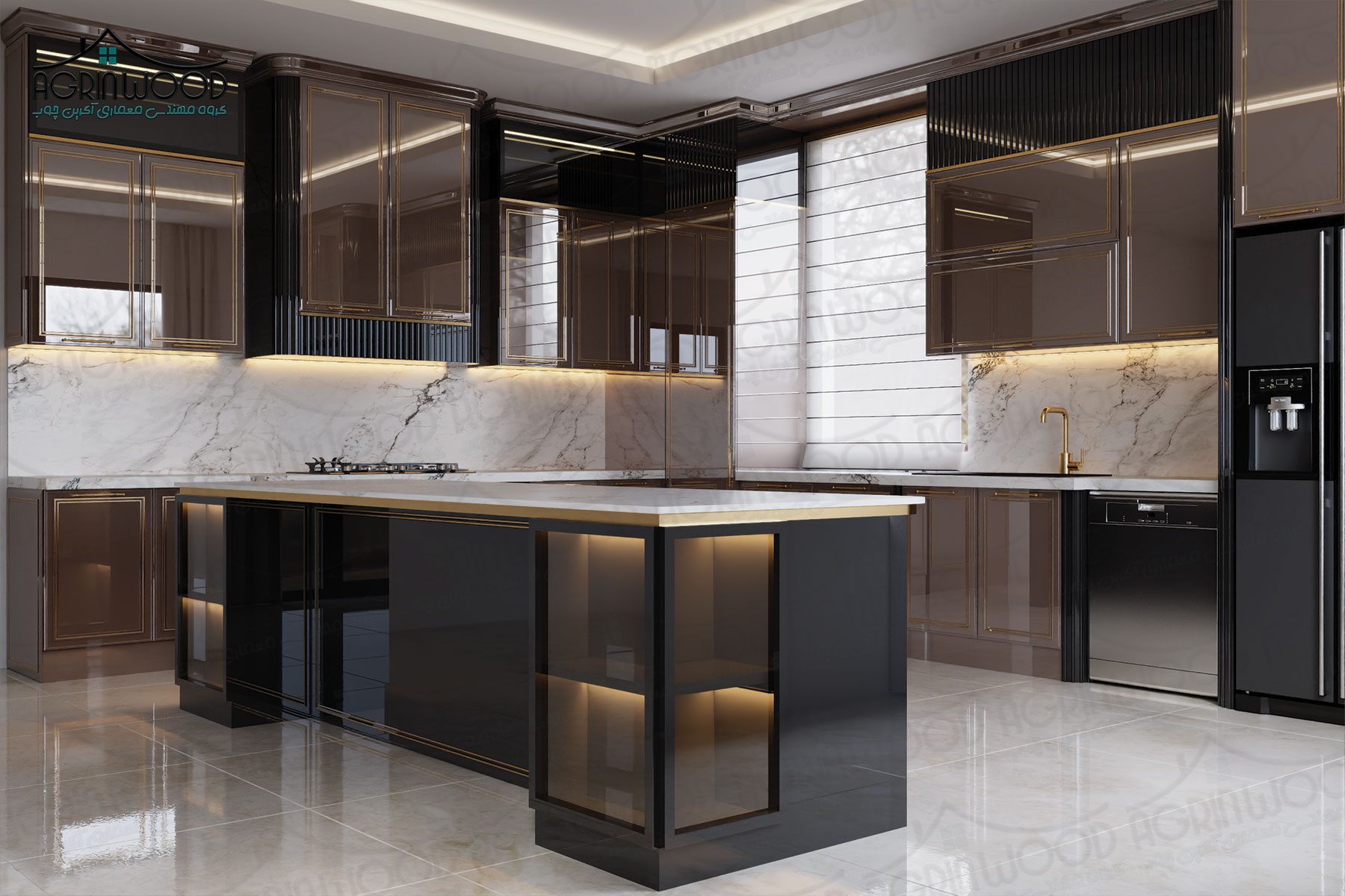 کابینت پلی اورتان ترکیبی