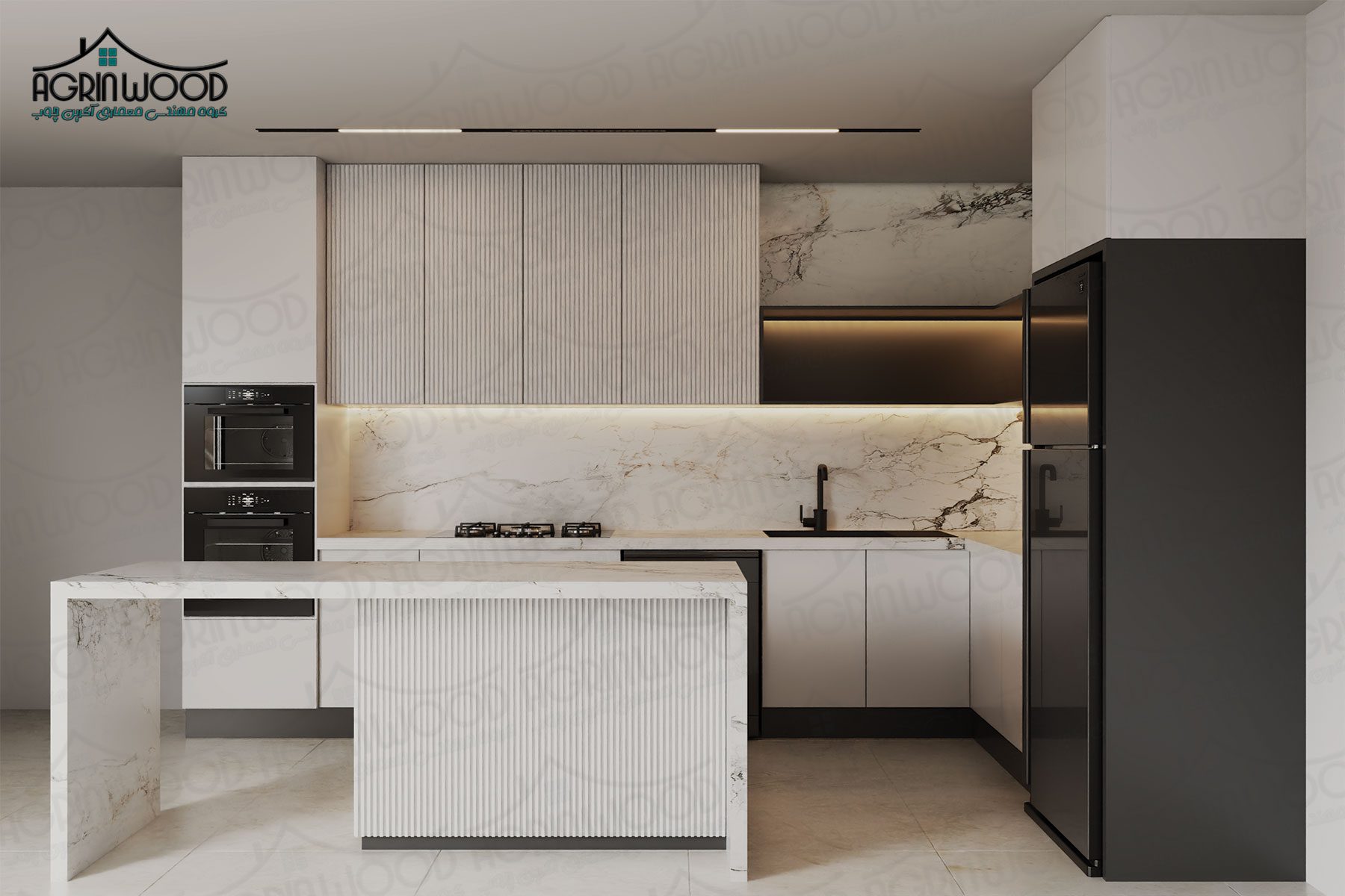 بهترین رنگ کابینت مینیمال