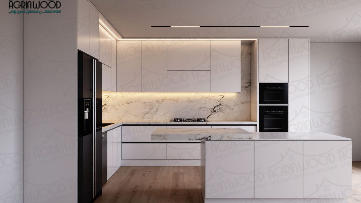 جدیدترین کابینت مینیمال سفید