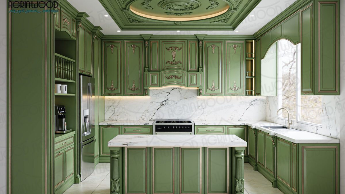 کافی بار کابینت کلاسیک