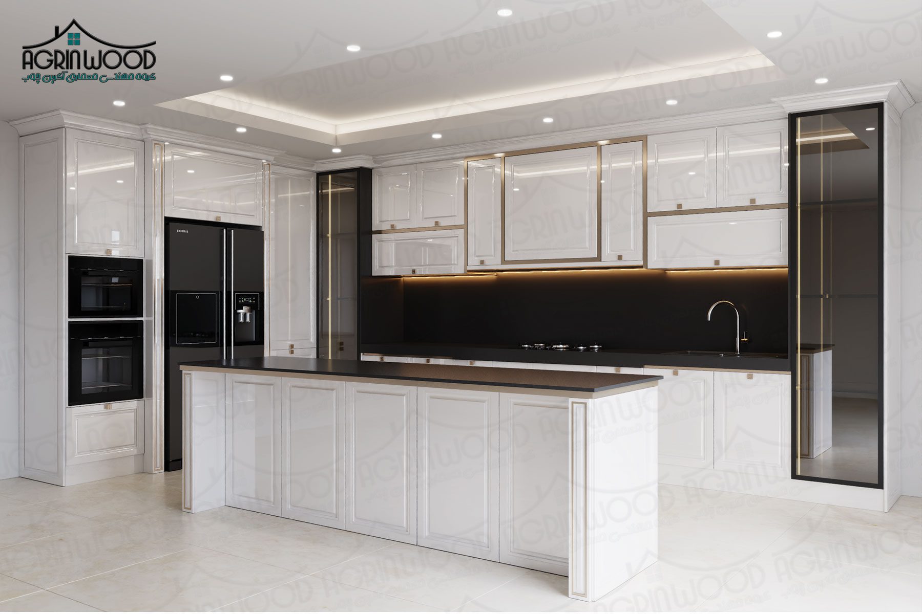 کابینت کلاسیک لاکچری