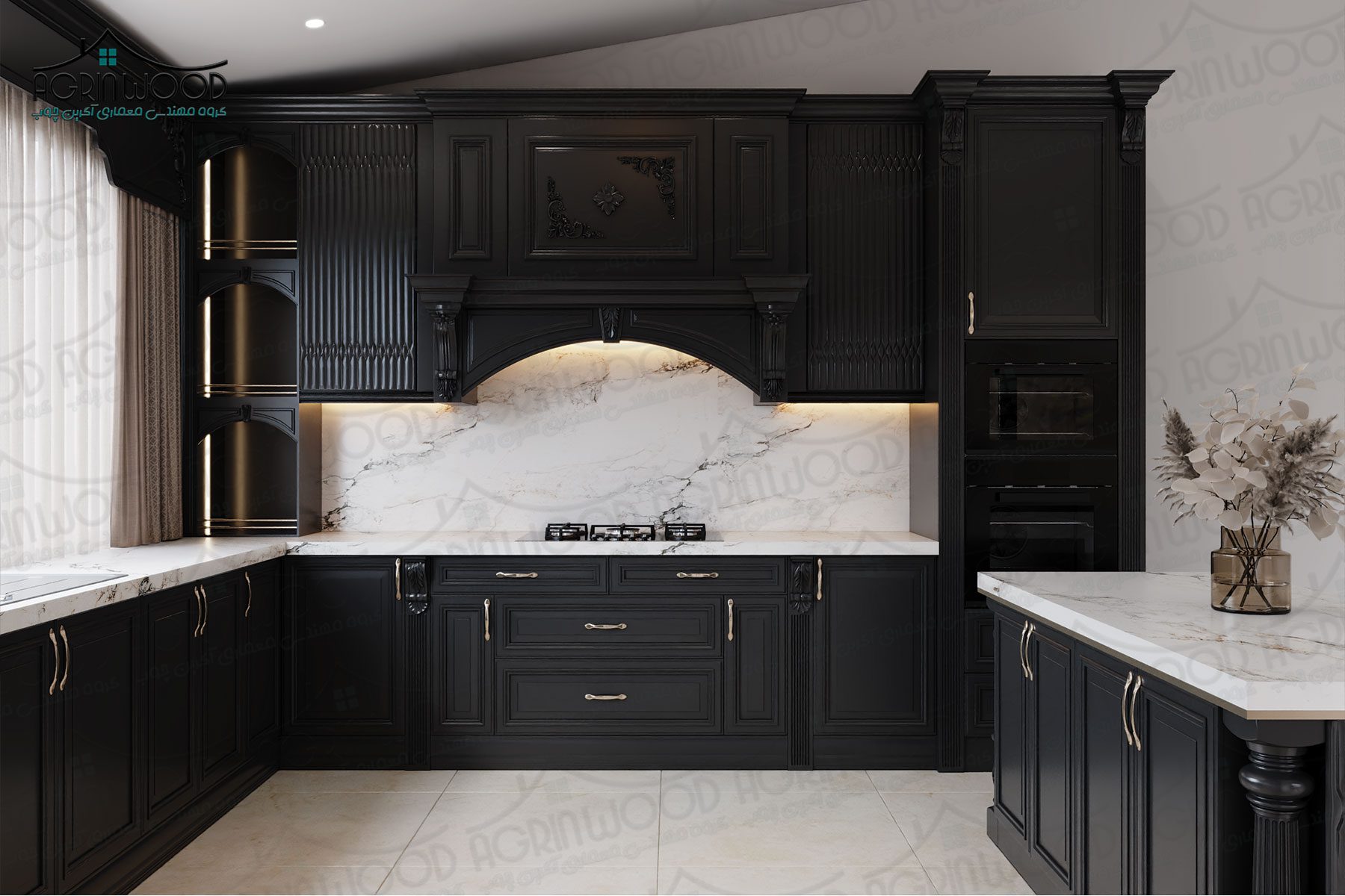 کابینت کلاسیک لاکچری