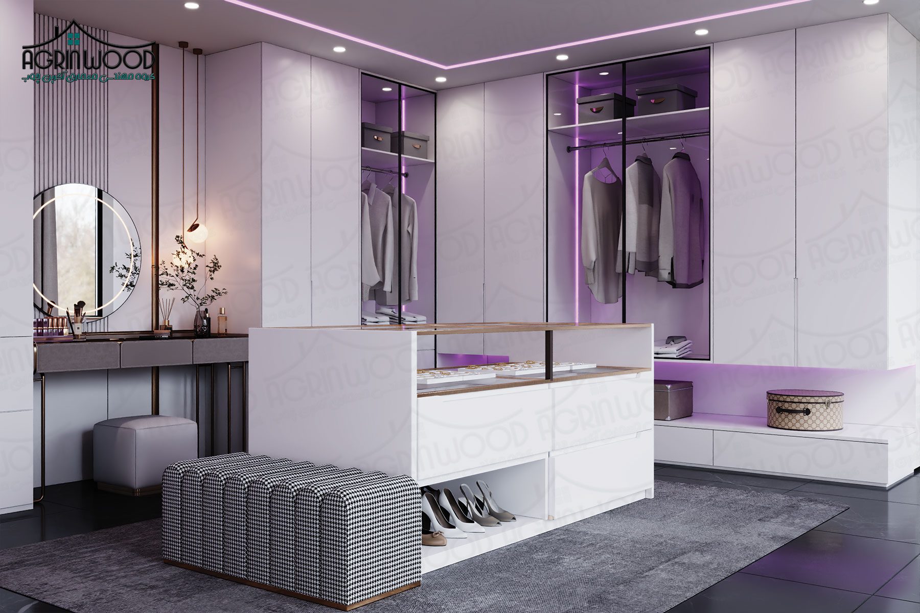 طراحی کمد دیواری مدرن طراحی کمد دیواری مدرن