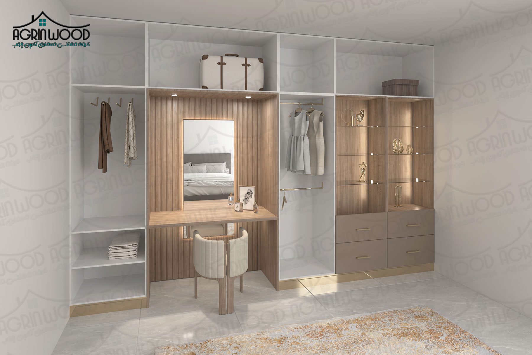 مدل کمد دیواری ساده